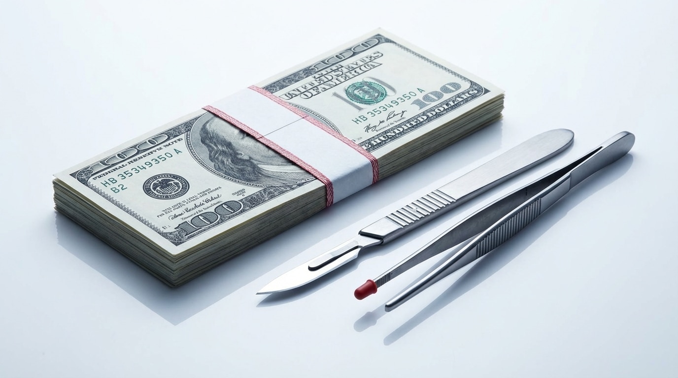 Medical device sales compensation concept with surgical instruments
